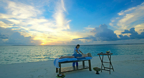 Maldives beach-spa-treatments