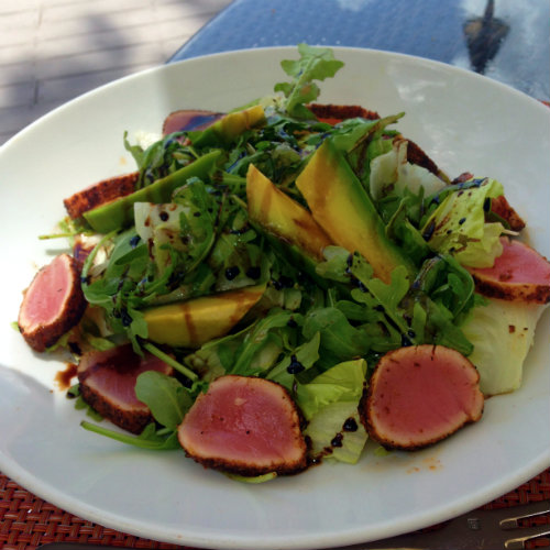 Seared Tuna and Avacado Salad Colony Club