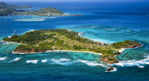Palm Island aerial view-of-island