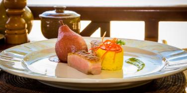 cuisine, food at East Winds, St Lucia