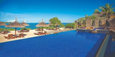 Turtle Bay Adult Only Swimming Pool at The Oberoi Beach Resort, Mauritius