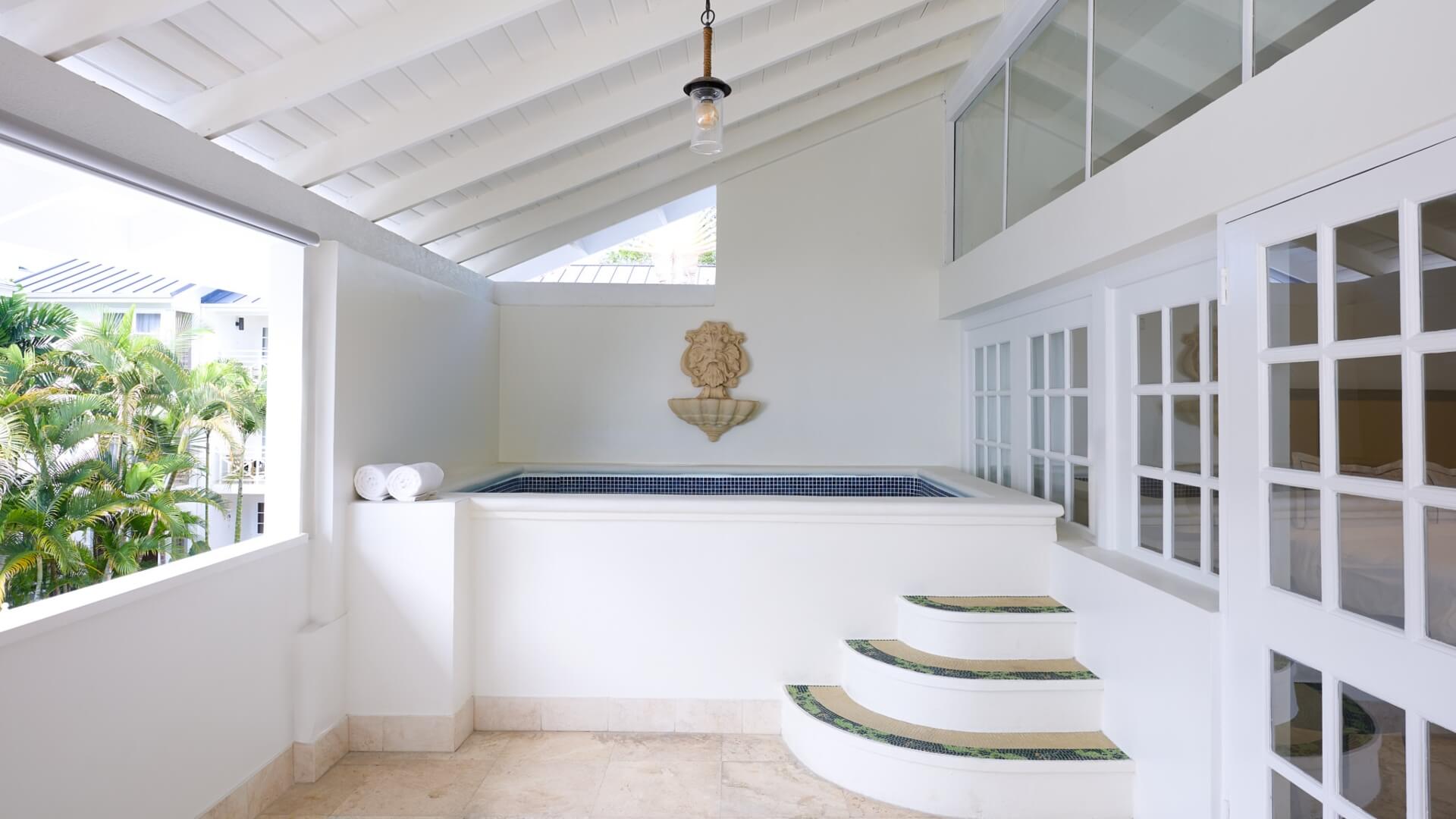 Suite terrace at Treasure Beach