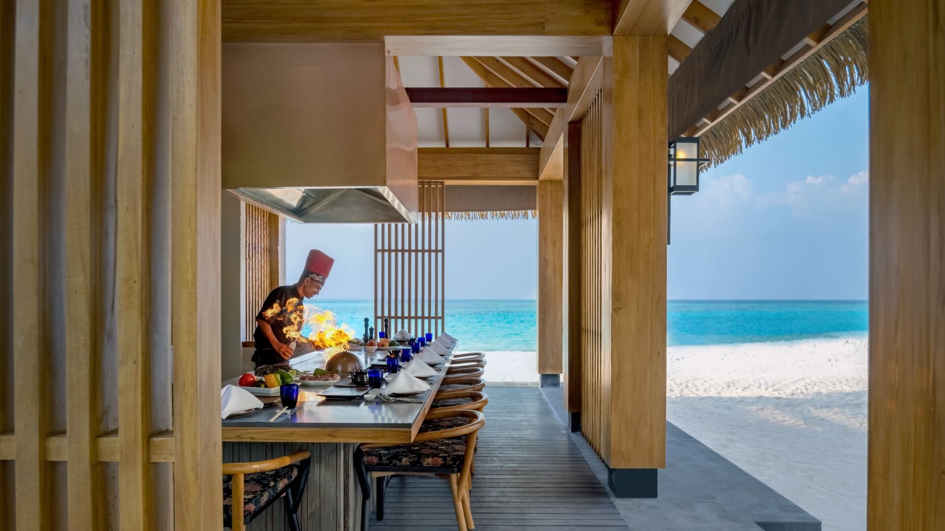 Teppanyaki at Emerald Faarufushi