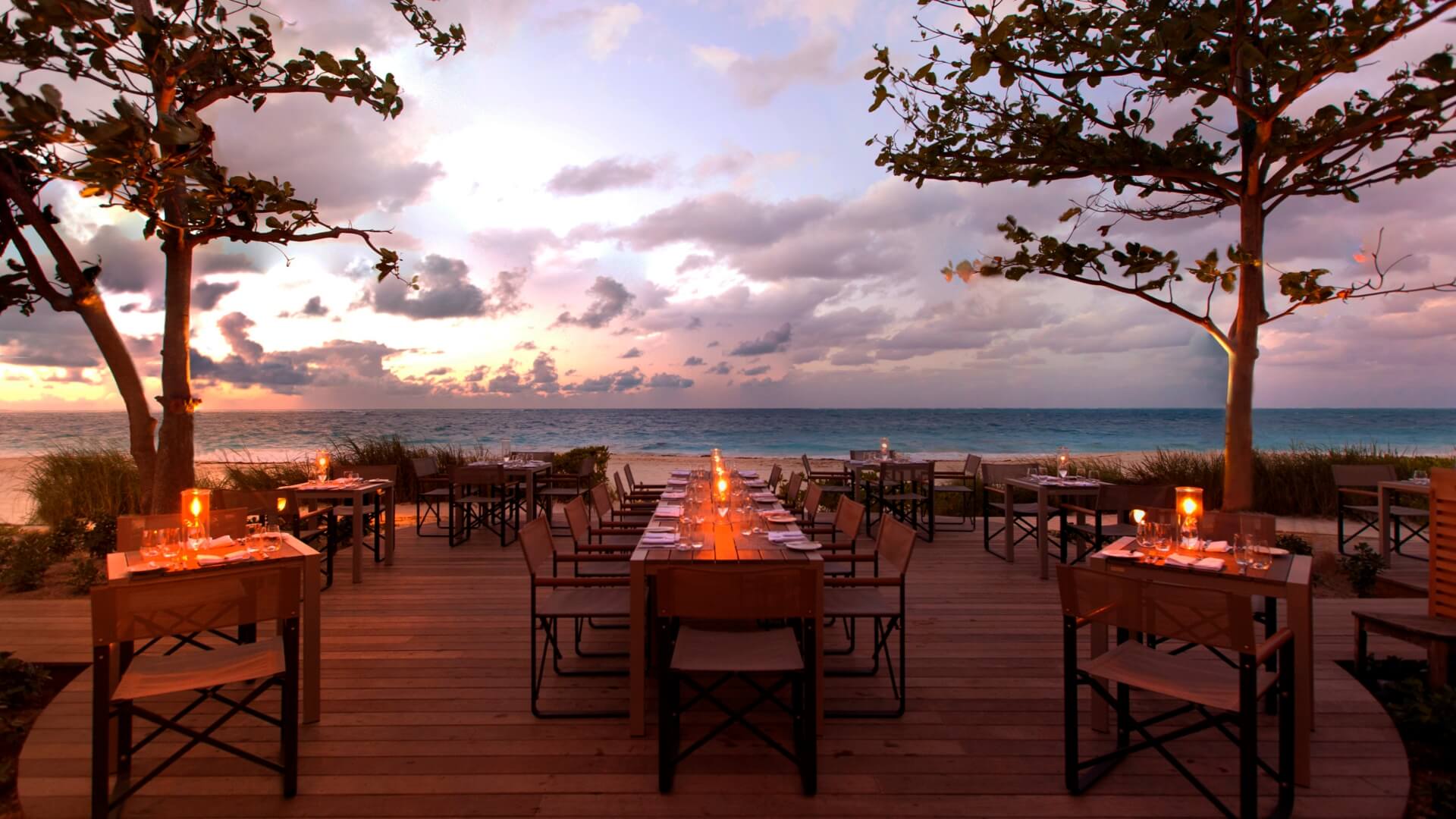 Dining at Grace Bay Club