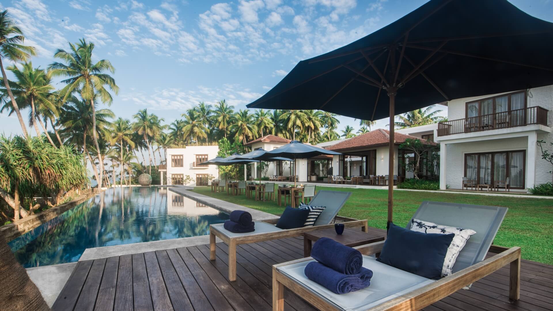 Pool area at Kumu Beach